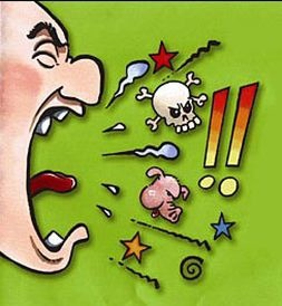 <p>se dire des gros mots</p>
