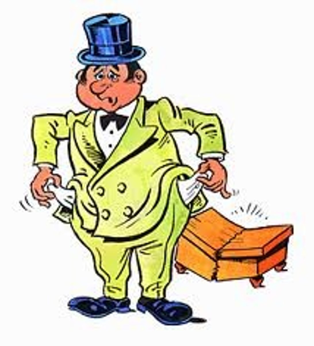 <p>bankrupt</p>