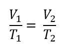 <p>Charle’s Law</p>