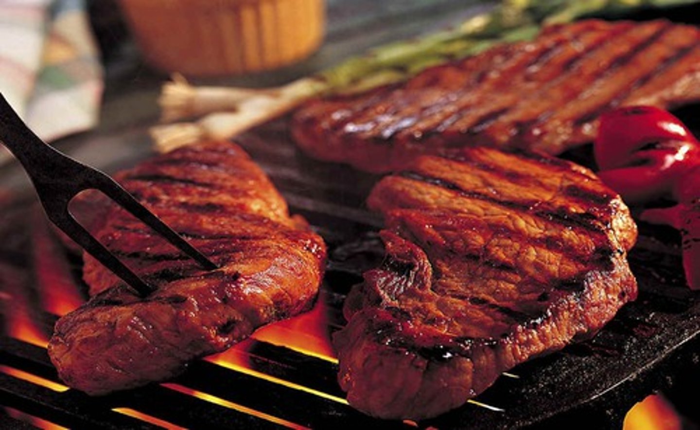 <p>grilled steak</p>