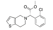 <p>Drawn below is the structure of Plavix<span data-name="registered" data-type="emoji">®</span> (clopidogrel), a medication used to manage blood clots.  Assign the absolute configuration of the chiral center as R or S.<br>A) R</p><p>B) S</p>