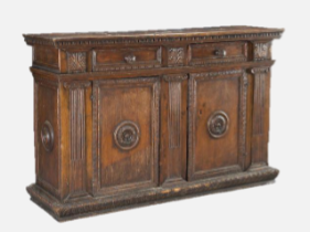 <p><span style="color: rgb(0, 0, 0);">- It was set on a carved base.<br>- It had two or three drawers with<br>doors beneath, and was ornamented<br>with carving or intarsia.</span></p>