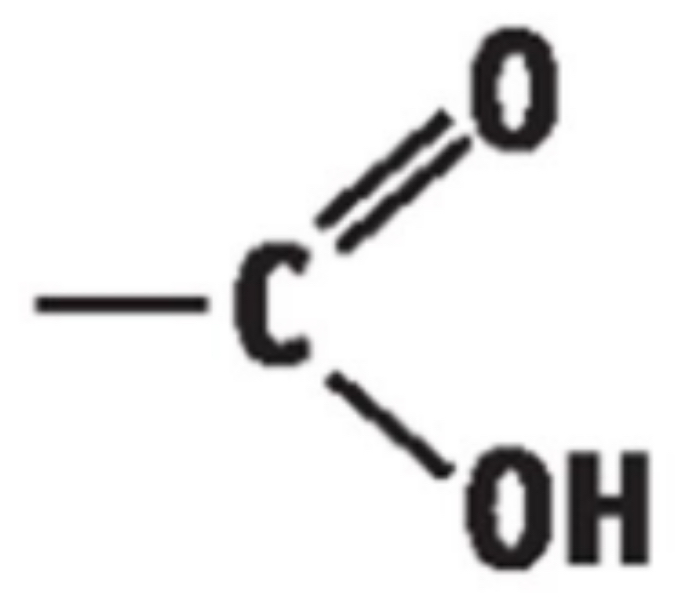 <p>• General Formula: R – COOH / CnH2nO2</p><p style="text-align: start">• End in “anoic acid”</p><p style="text-align: start">• Functional group is carboxyl group/carboxylic acid group</p>