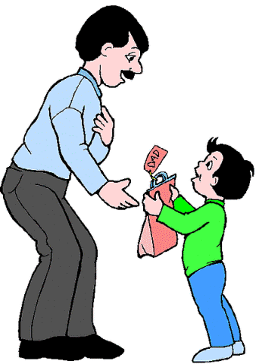 <p>he/she received</p>