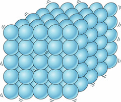 <p>state of matter with a definite shape and volume</p>