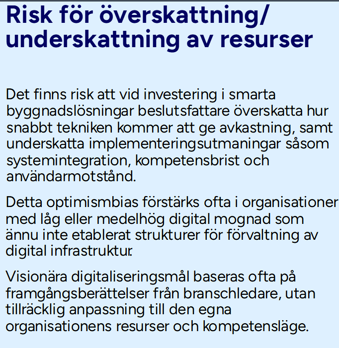 <p>en systematisk snevridning av människans förväntningar om framtiden, man överskattar positiva händelser över negativa händelser. Man underskattar oftast kostnad, tidsåtgång och resurser för ett projekt. Samtidigt som potentiella nyttan med projektet överskattas. </p>