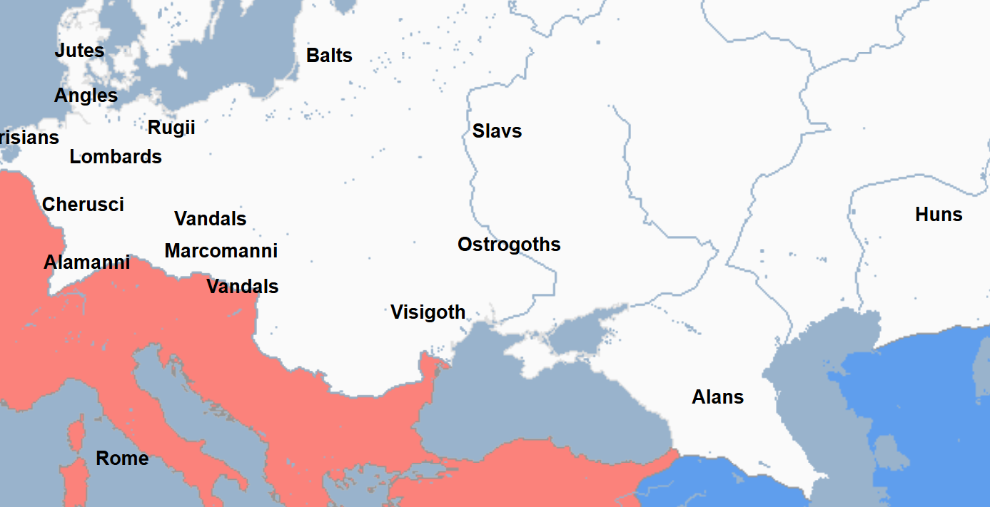 <ul><li><p>King of the Ostrogoths</p></li><li><p>He committed suicide when he and his forces were defeated by the Huns after they had invaded his land in modern-day Ukraine </p></li></ul><p></p>