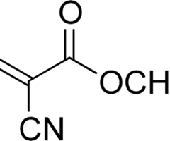 Specialized acrylic monomers that quickly polymerize with the addition of alcohol, water or any weak alkaline product to form an adhesive