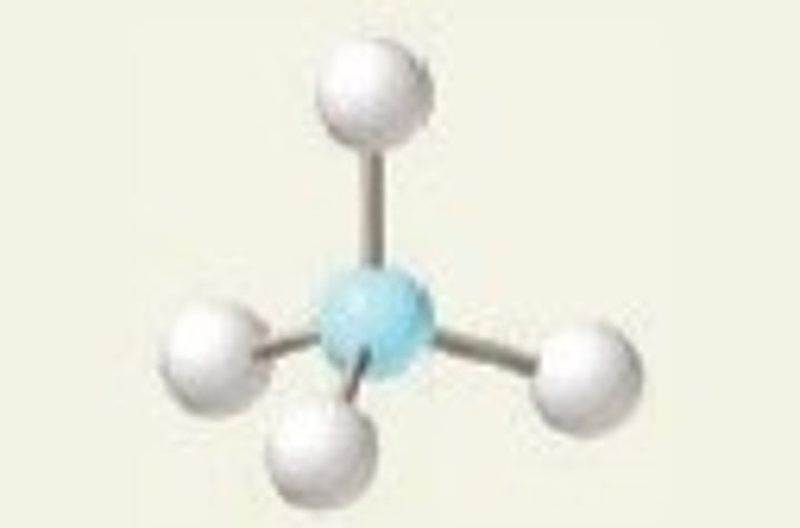 <p>4 Bonding Domains and 0 Lone Pairs</p>