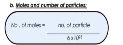 <p>the number of atoms in 12g of carbon 12 </p><p>the number of particles in a mole </p>