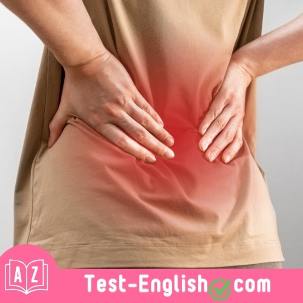 <p>I had a _____ and couldn't stand up straight.</p>