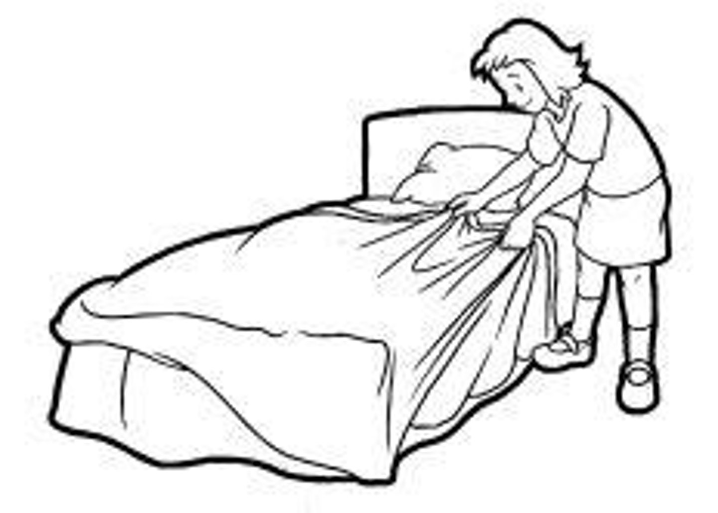 <p>to make the bed</p>