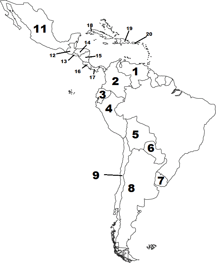 <p><span>¿Cuál país es número diecisiete?</span></p>