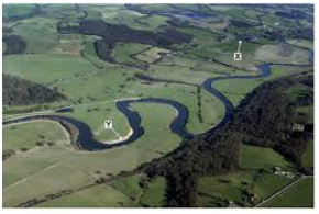 <p>How are river meanders essentially formed?</p>