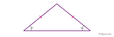 <p>A triangle with at least two congruent sides</p>