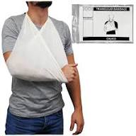 <ul><li><p>sling must apply gentle upward support to the olecranon process of the ulna </p></li><li><p>knot of sling should be tied to one side of the neck</p></li><li><p>swathe should be used to bind the arm to the chest wall </p></li><li><p>leave fingers exposed </p></li><li><p>asses distal pulse, motor, and sensory function <strong>before + after</strong> applying sling </p></li></ul><p></p>