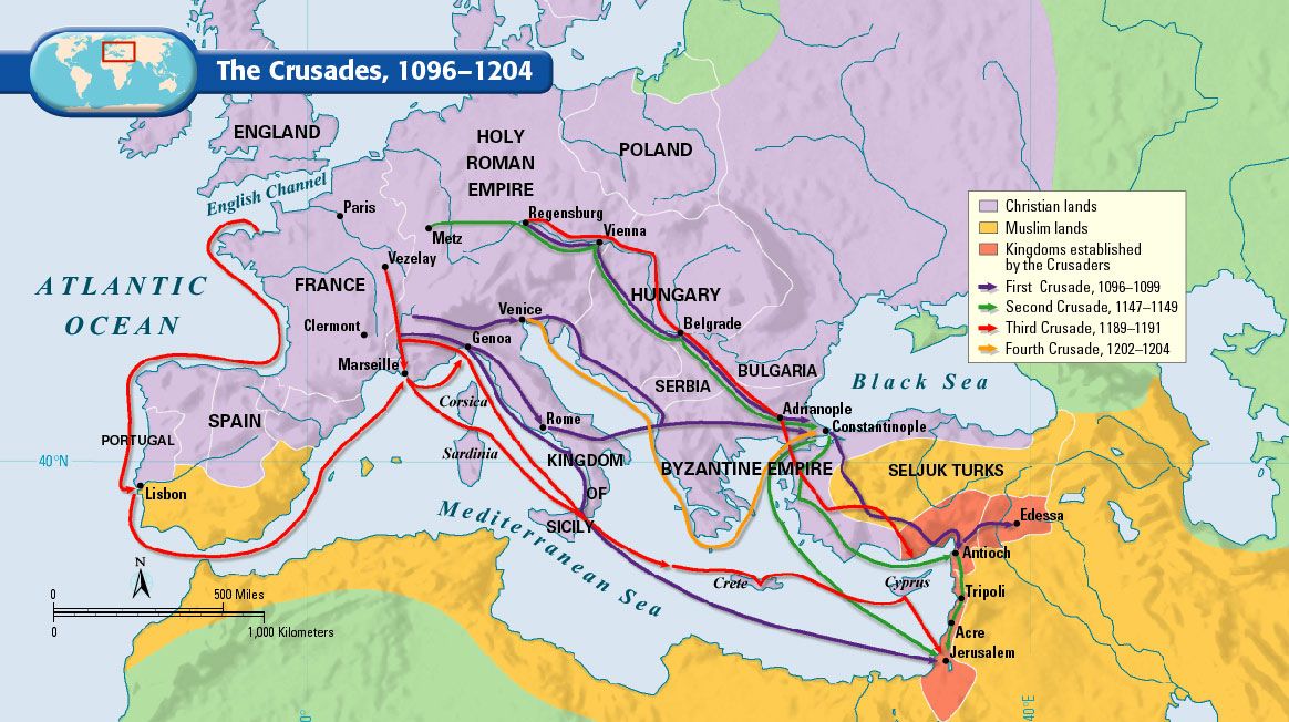 <p>Crusades Map</p>