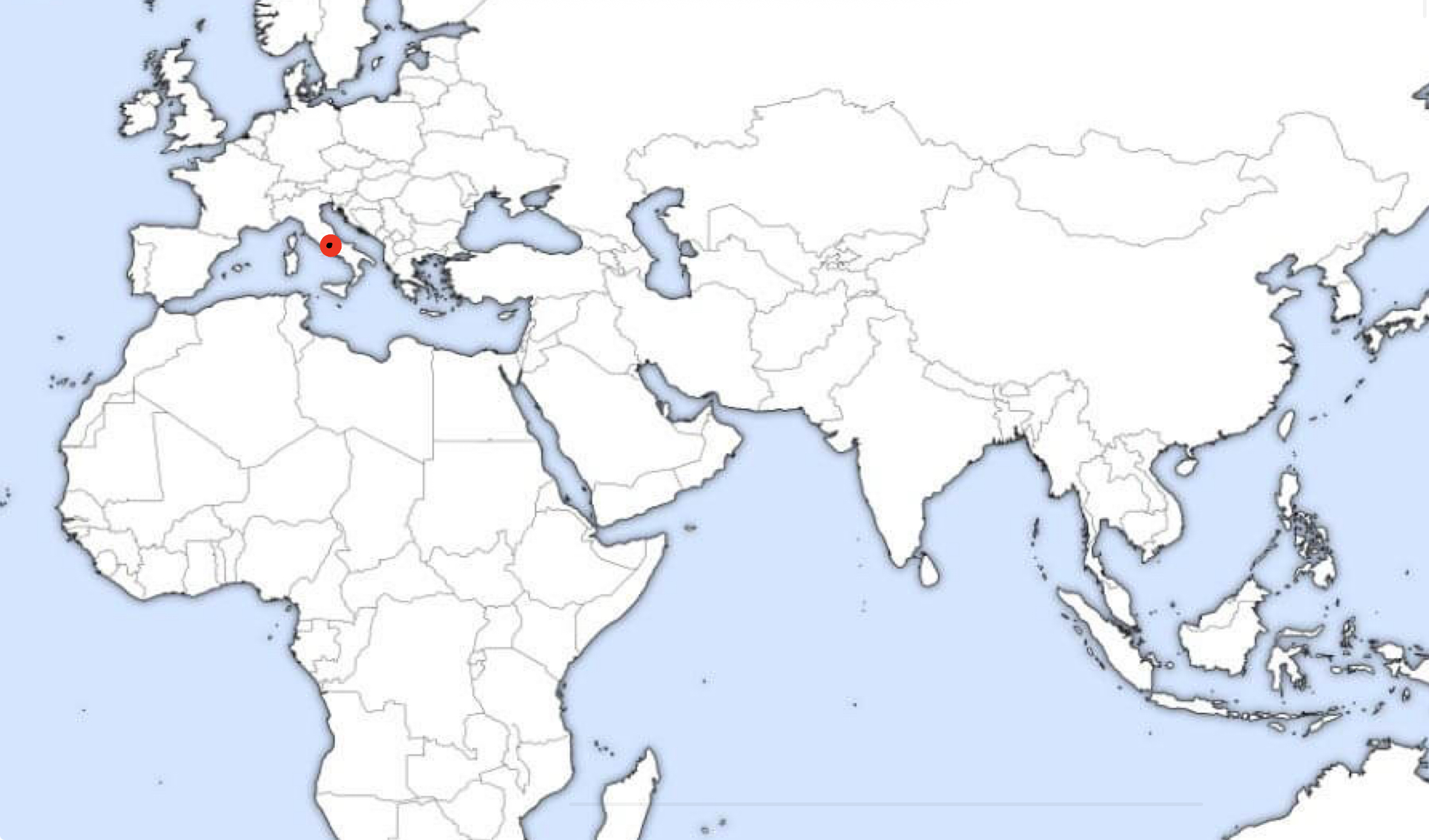 <p>In the middle far left of Italy</p>