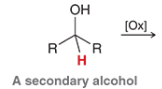 <p>What does oxidizing a secondary alcohol produce?</p>