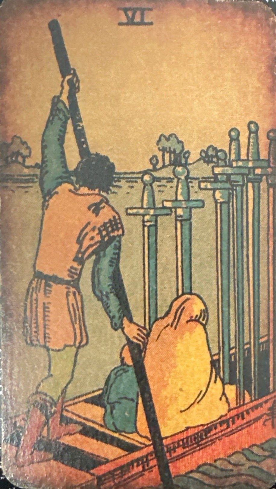 <p>VI - Six of Swords</p>