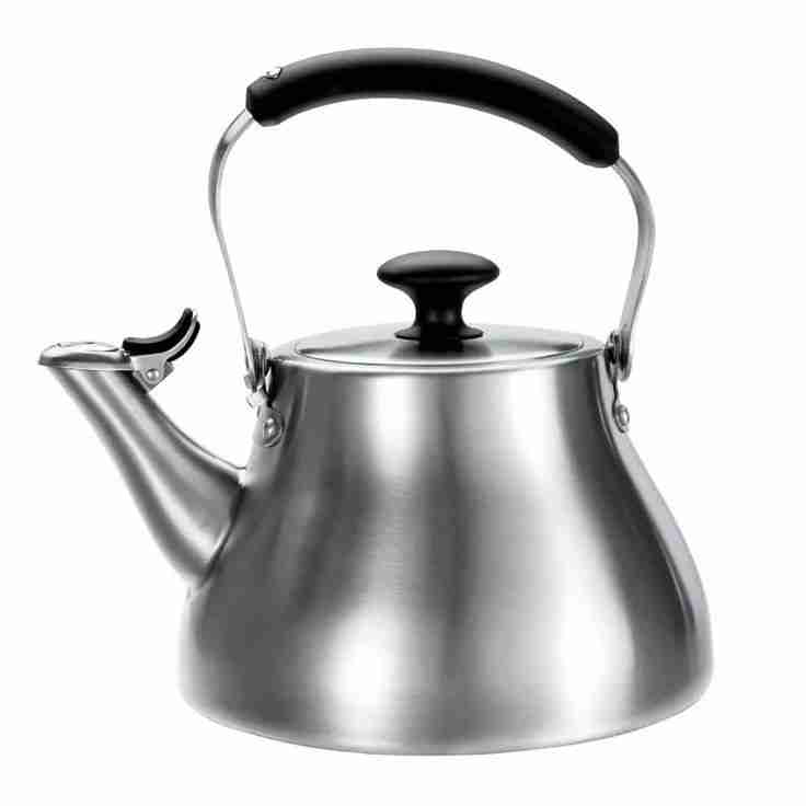 <p>Container for boiling water with a handle and spout</p>