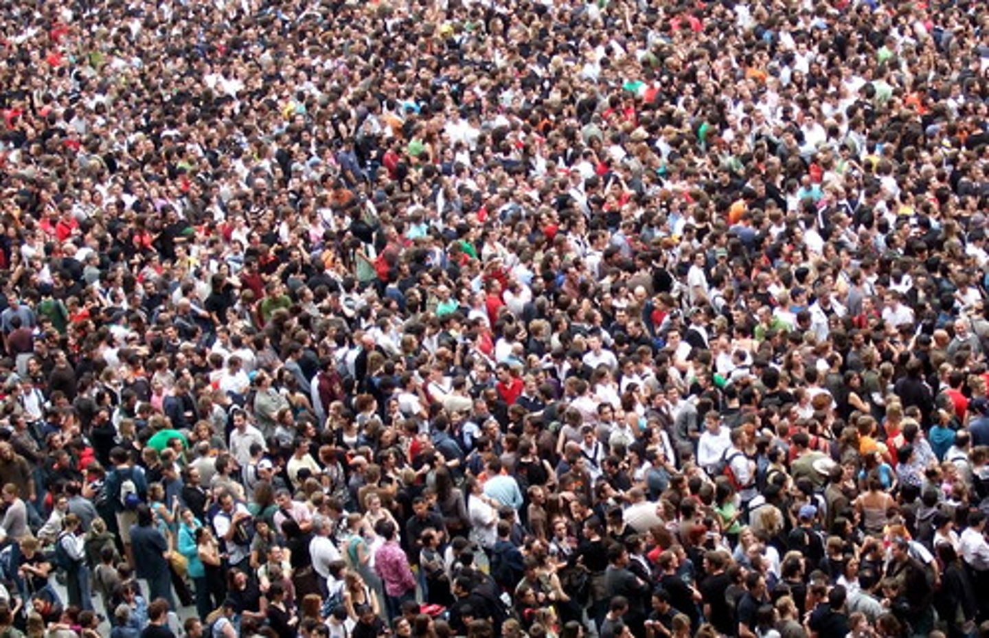 <p>The number of people in an area exceeds the capacity of the environment to support life at a decent standard of living.</p>