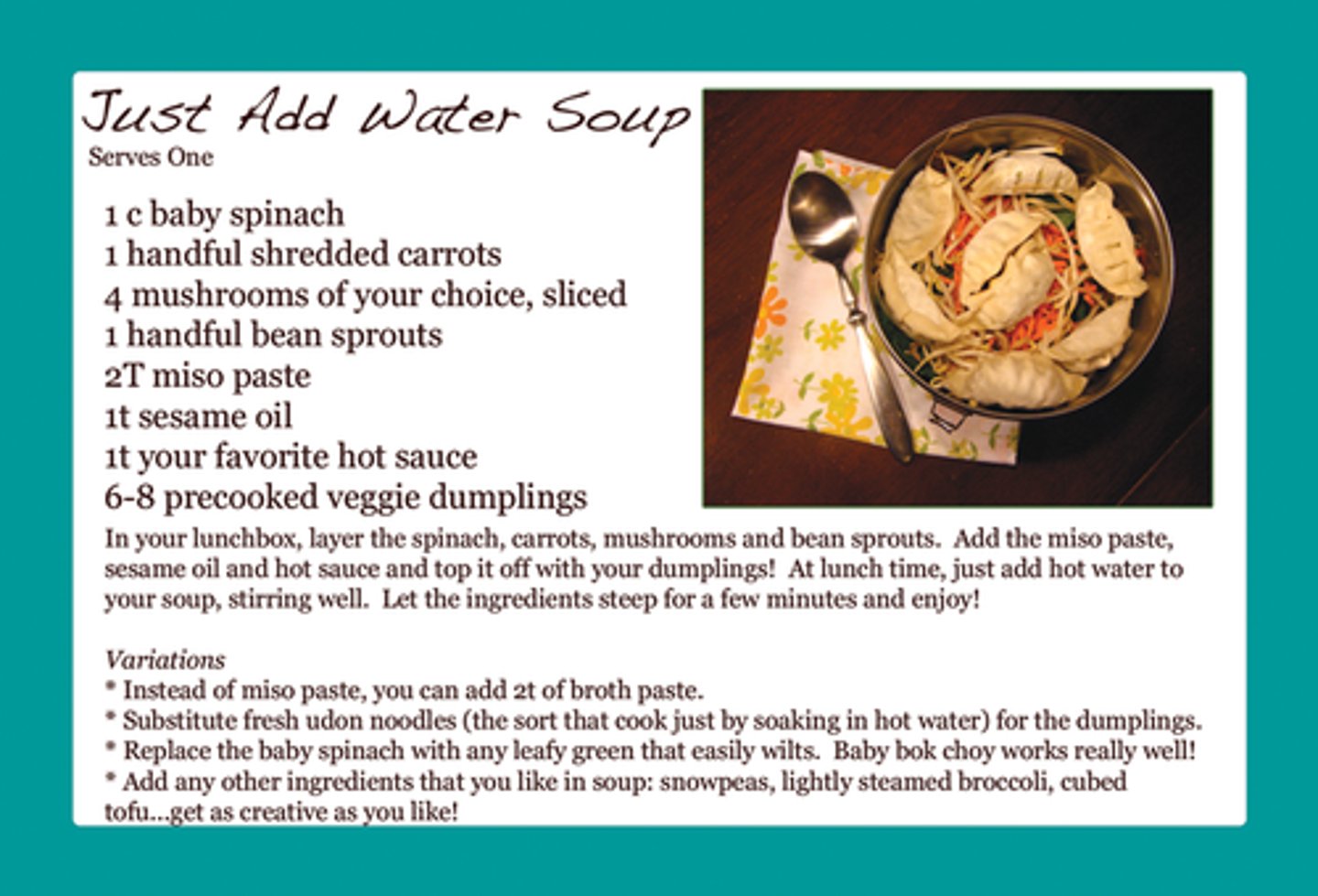 <p>recipe</p>