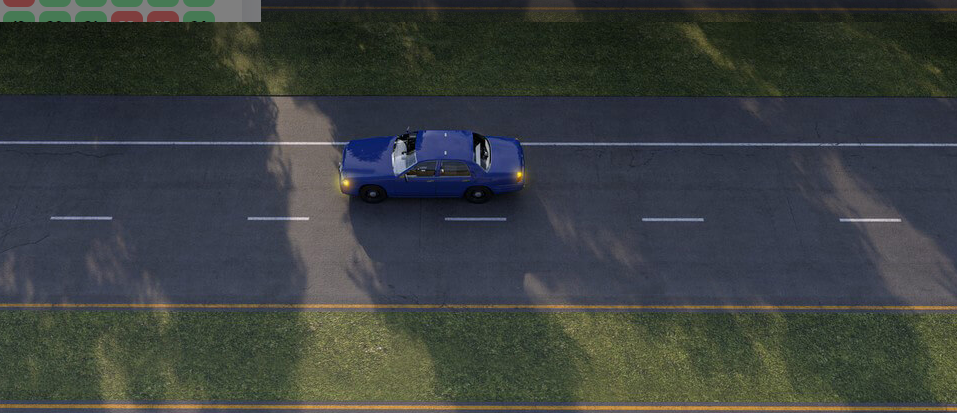 **Never change lanes in traffic without**