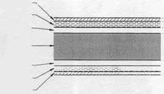 <p>Label this diagram of x–ray film</p>