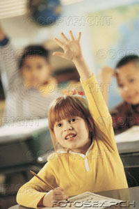 to raise one's hand