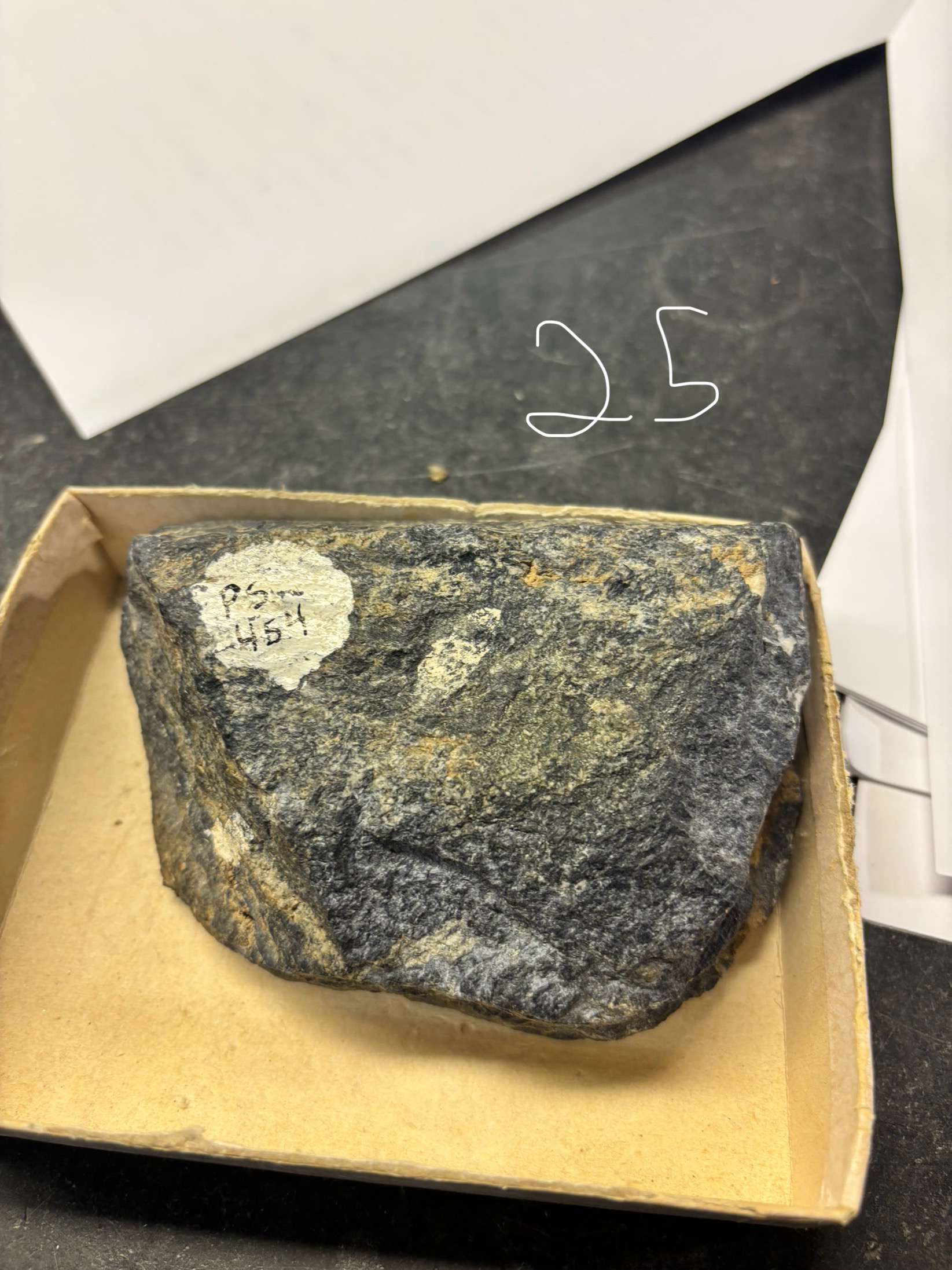 <p>Minerals Present ?</p><p>Overall texture ?</p><p>Rock Name ?</p>