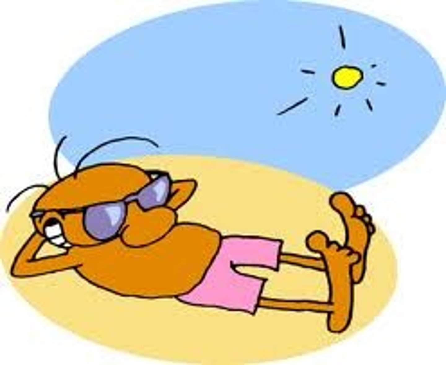 <p>to get a tan</p>