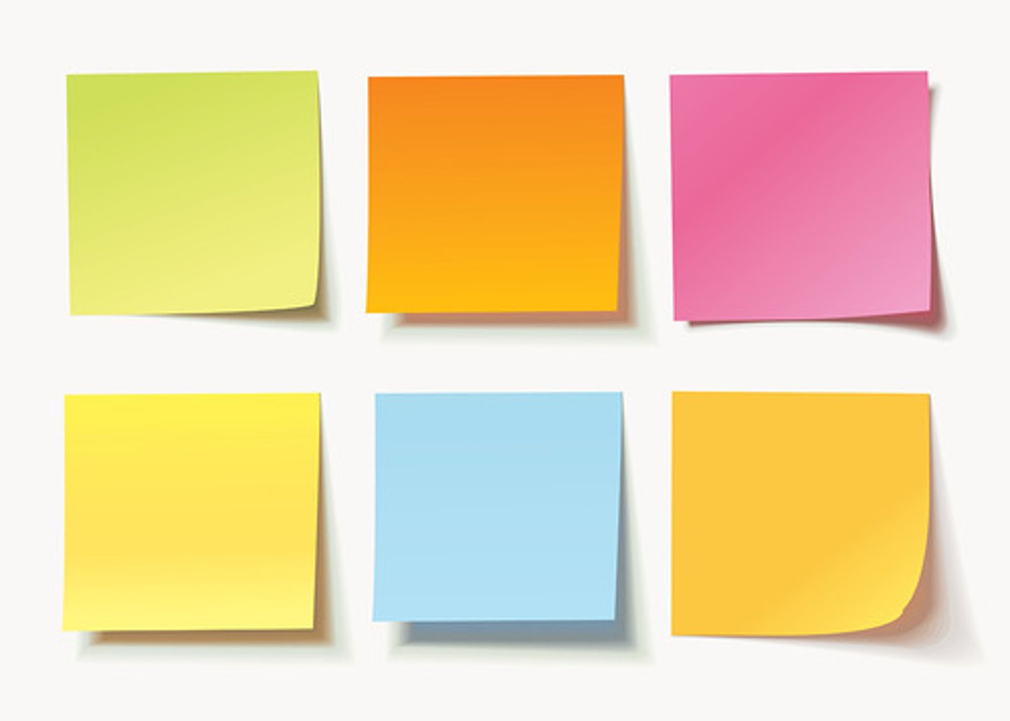 <p>sticky notes</p>