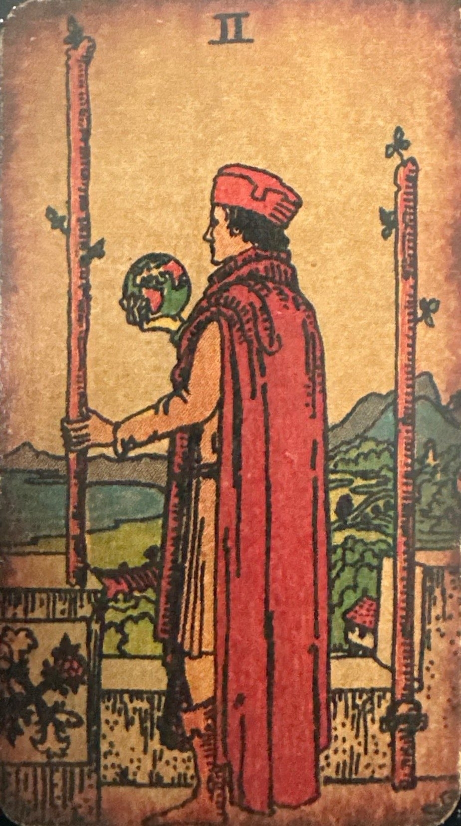 <p>II - Two of Wands</p>