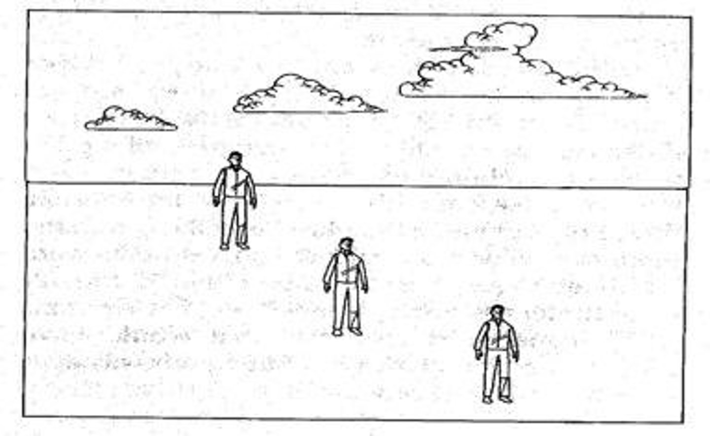 <p>if an object is blocking something then it appears closer</p>