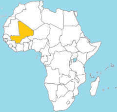 The kingdom in West Africa that followed the Kingdom of Ghana; its wealth is also based on trans-Saharan trade; this kingdom encouraged the spread of Islam.