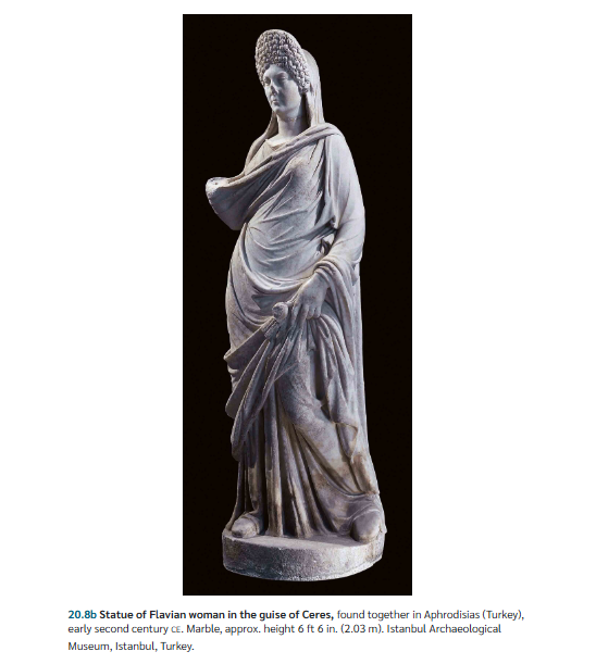 <p>Flavian Roman. Women. Elaborate hairstyles depicted various ages. individualized. skillful carving. Brown one is younger. White one is older.&nbsp;</p>