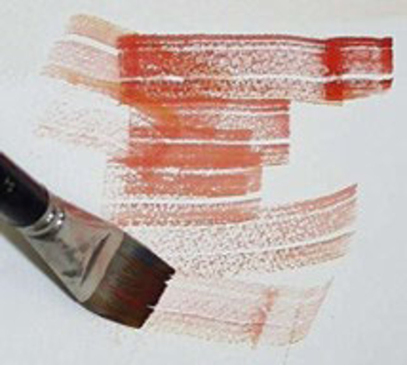 <p>done with very little water and causes a skipped effect or look</p>