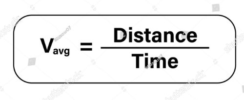 <p>The ratio of the total distance covered and the total amount of time it takes to travel this distance. </p>