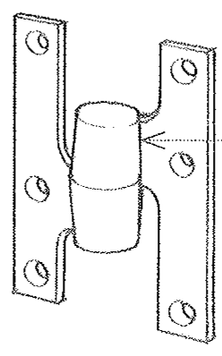 <p><span>A hinge having a single, pivoting joint</span></p>
