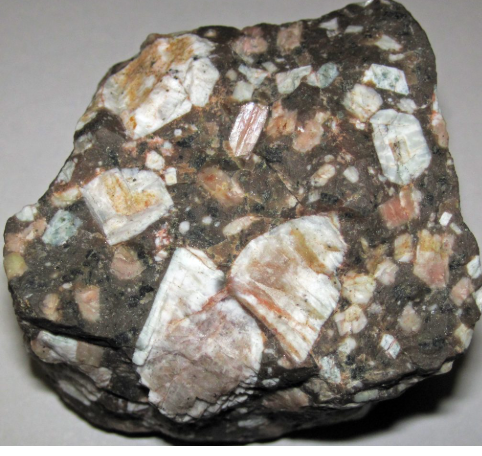 <p><strong><mark>a texture of igneous rock that has both large crystals (phenocrysts) and smaller groundmass crystals</mark></strong><span>.</span></p>