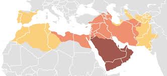 <p>630 - took byzantine syria and mesopotamia, 640 byzantine egypt, 650 - sansanid persia, 710 hindus in india, 720 - northwest afroca</p>