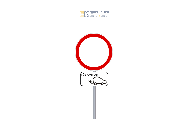 <p>The shown road sign does not prohibit the traffic of the following vehicles:</p>