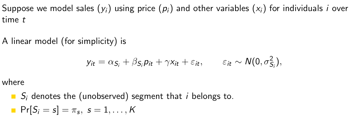 <p>If no observed decisions are available something weird happens in this model. What is it and how could we solve it?</p>