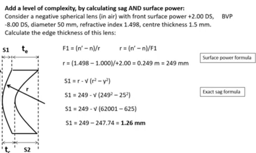 <p>adding sag and surface power </p>