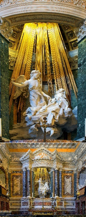 <p>Ecstasy of St. Teresa (culture, location, &amp; material)</p>