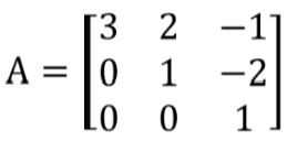 <p>a square matrix with aij = 0 for all i &gt; j.</p>