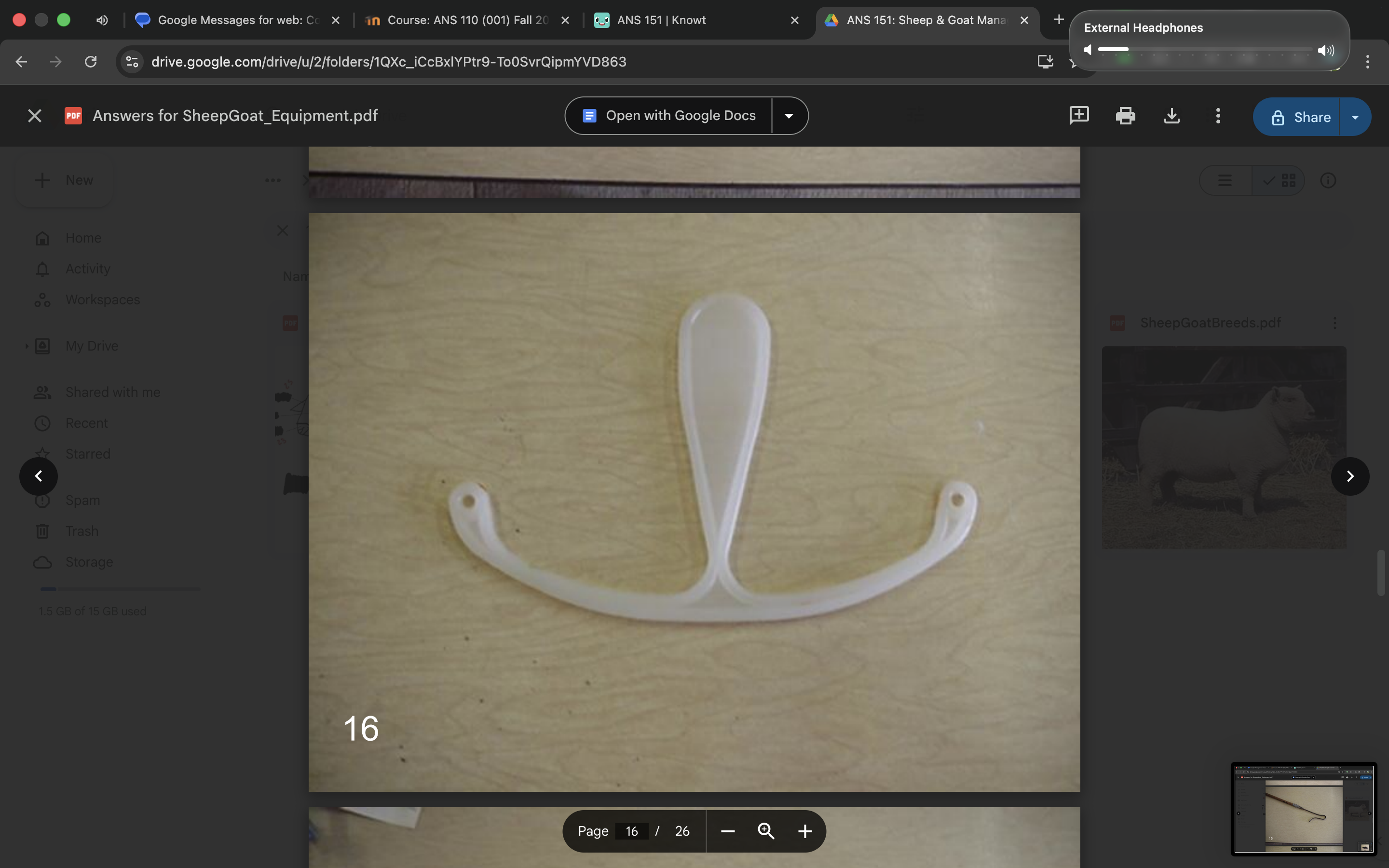 <p>Prolapse retainer</p>