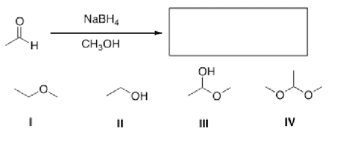 <p>What is the major organic product of the following reaction?</p>