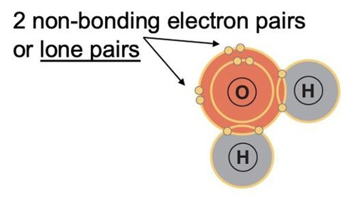 <p>Water is a polar molecule with two d+ charges (on H atoms) and two d- charges (on O atom's lone pairs), resulting in a unique symmetry.</p>